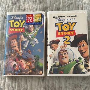 Toy Story 1 & 2 VHS two movies excellent condition